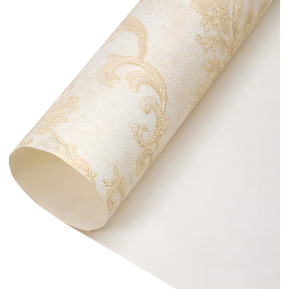 Living and Home Textured 3D Embossed Gold Non-Pasted Wallpaper Image 4