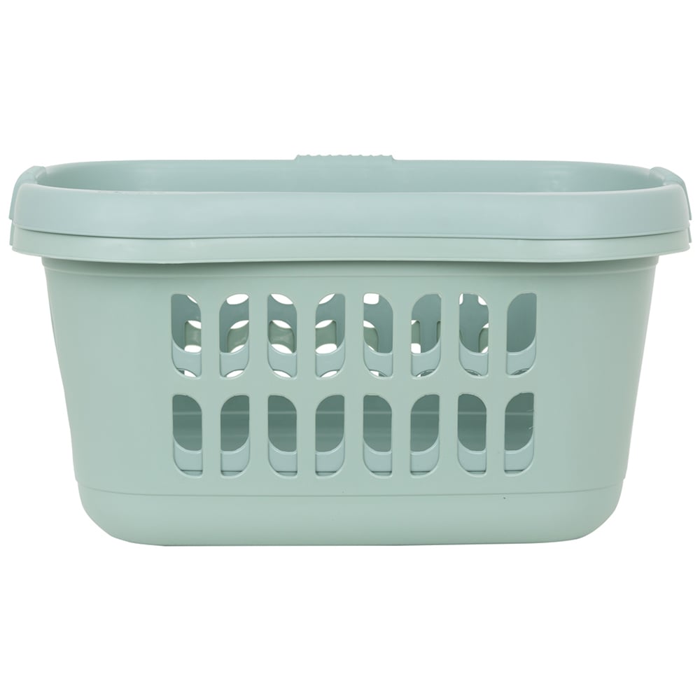 Wham Casa Sage Plastic Hipster Laundry Basket 2 Pack Image 4