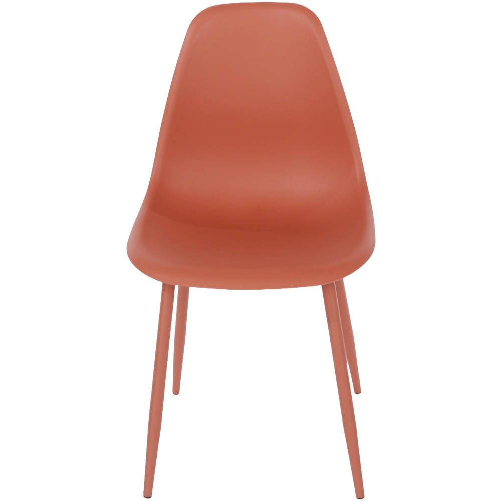 Core Products Rimini Cala 2 Seater Terracotta Bistro Table Set Image 5