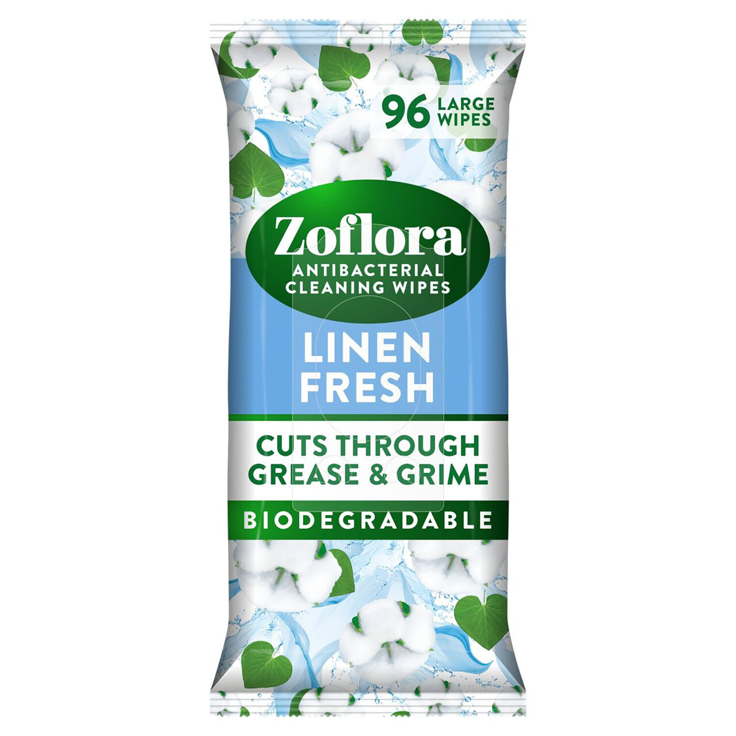 Zoflora Antibacterial Cleaning Wipes  - Linen Fresh / 96 Image