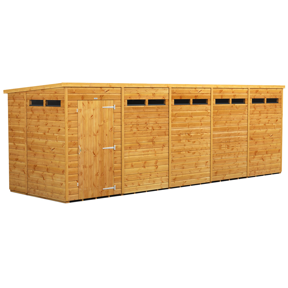 Power Sheds 20 x 6ft Pent Security Shed Image 1