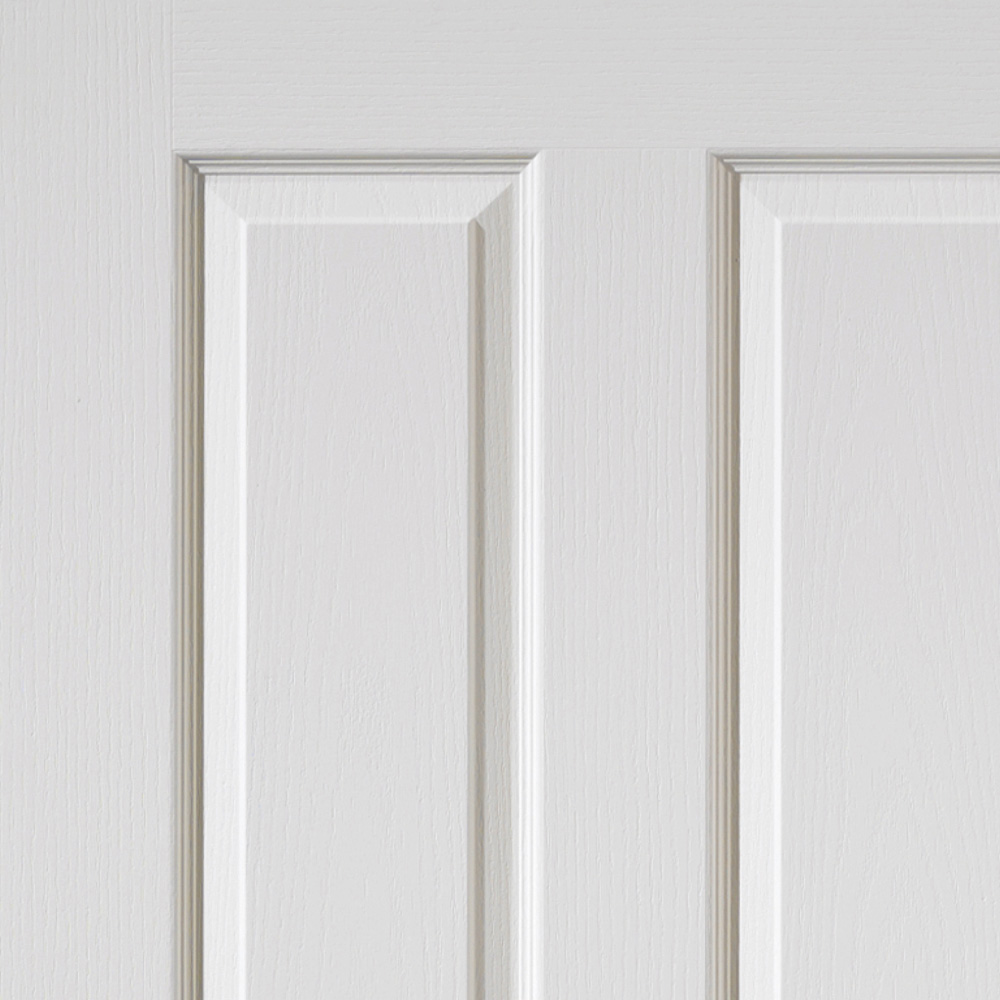 JB Kind Classic Canterbury Grained White Moulded Primed Internal Door 1981 x 610mm Image 3