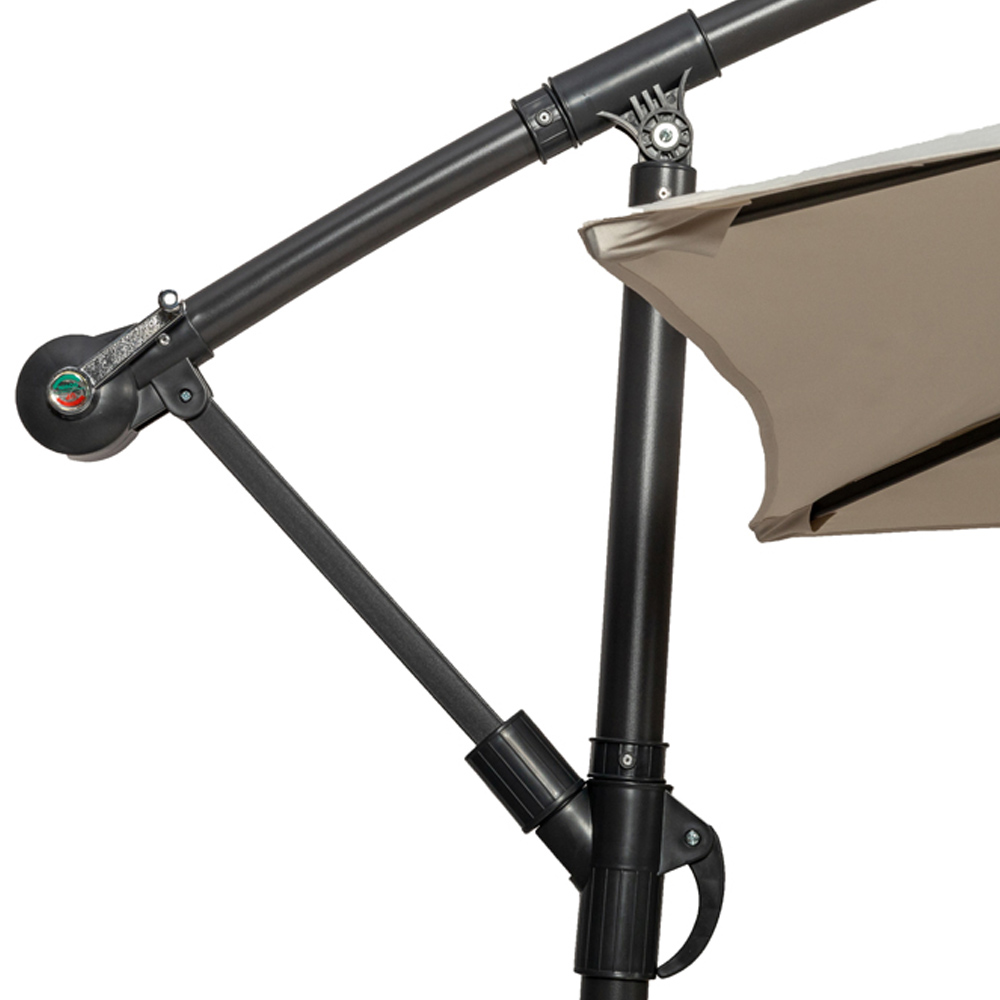 Royalcraft Ivory Cantilever Overhanging Parasol 3m Image 7
