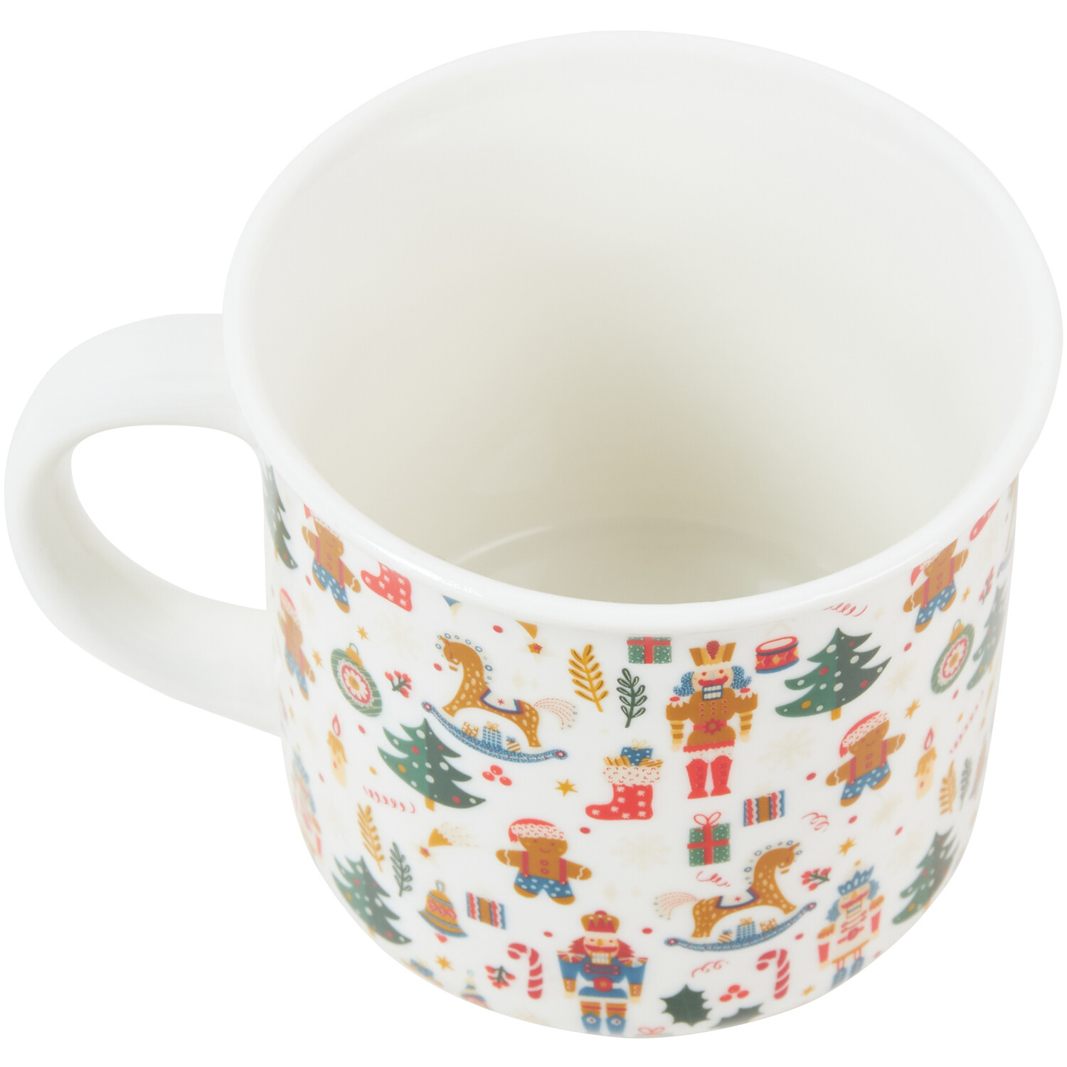 Christmas Print Mug - White Image 2