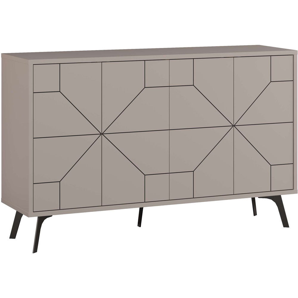 Decortie Dune Mocha Grey Console Sideboard Image 2