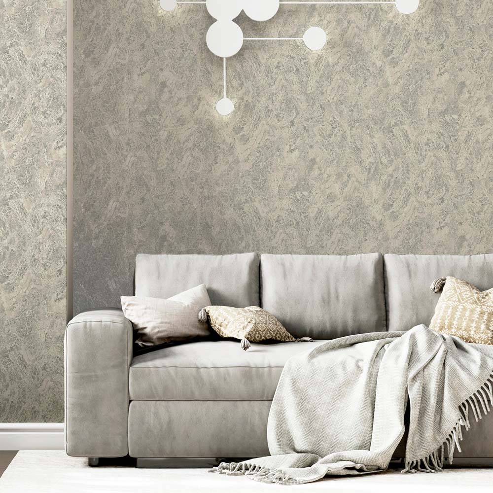 Arthouse Marble Patina Neutral Wallpaper Image 5