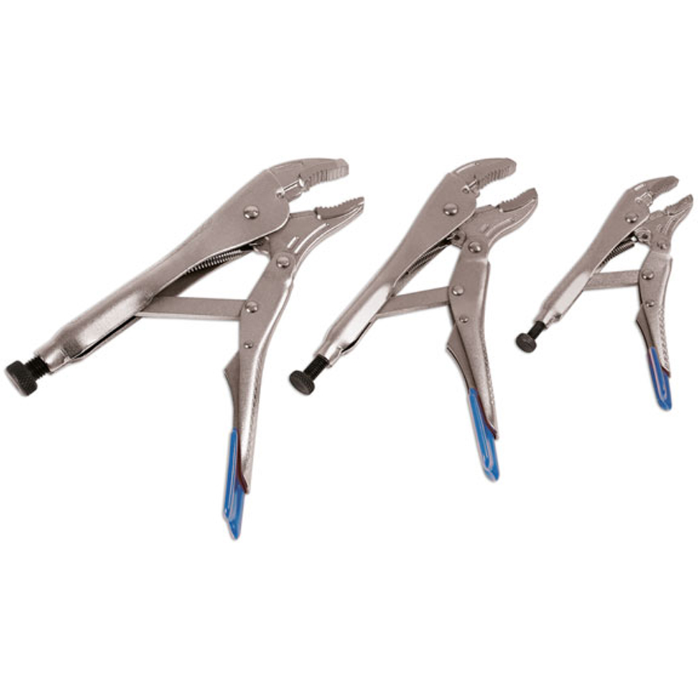Laser 3 Piece Heavy Duty Locking Grip Wrench Set Image 3