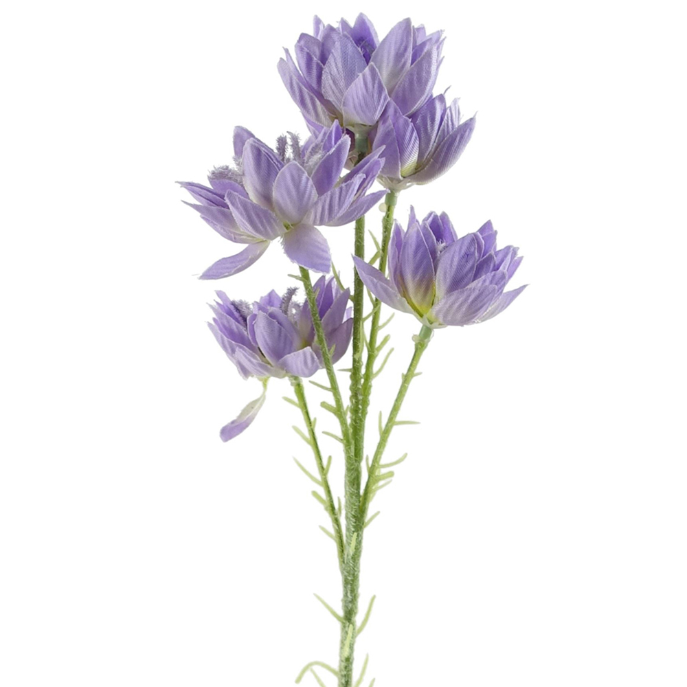 Leaf 30 Purple Starflower Artificial Stem Flowers 60cm 6 Pack Image 3