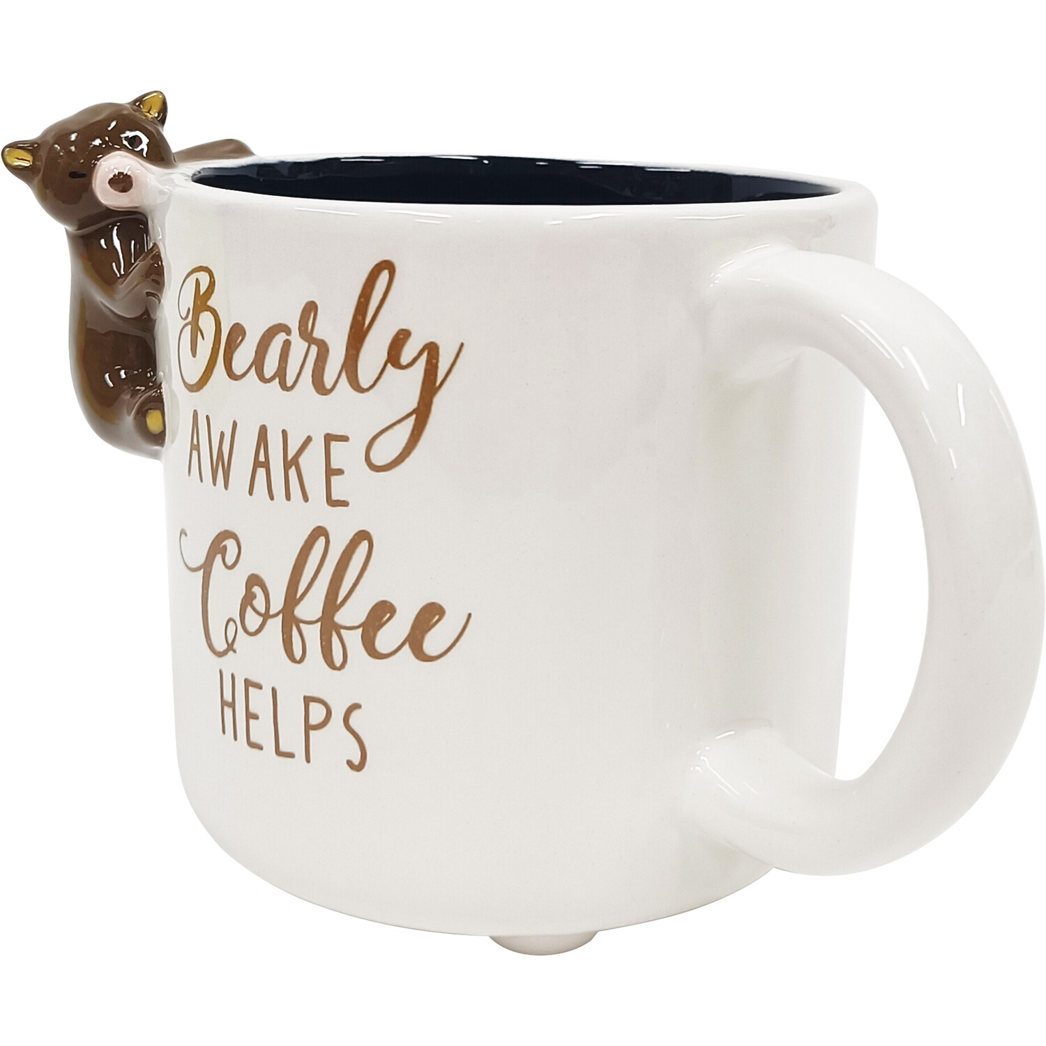 Bearly Awake Coffee Mug - White Image 2