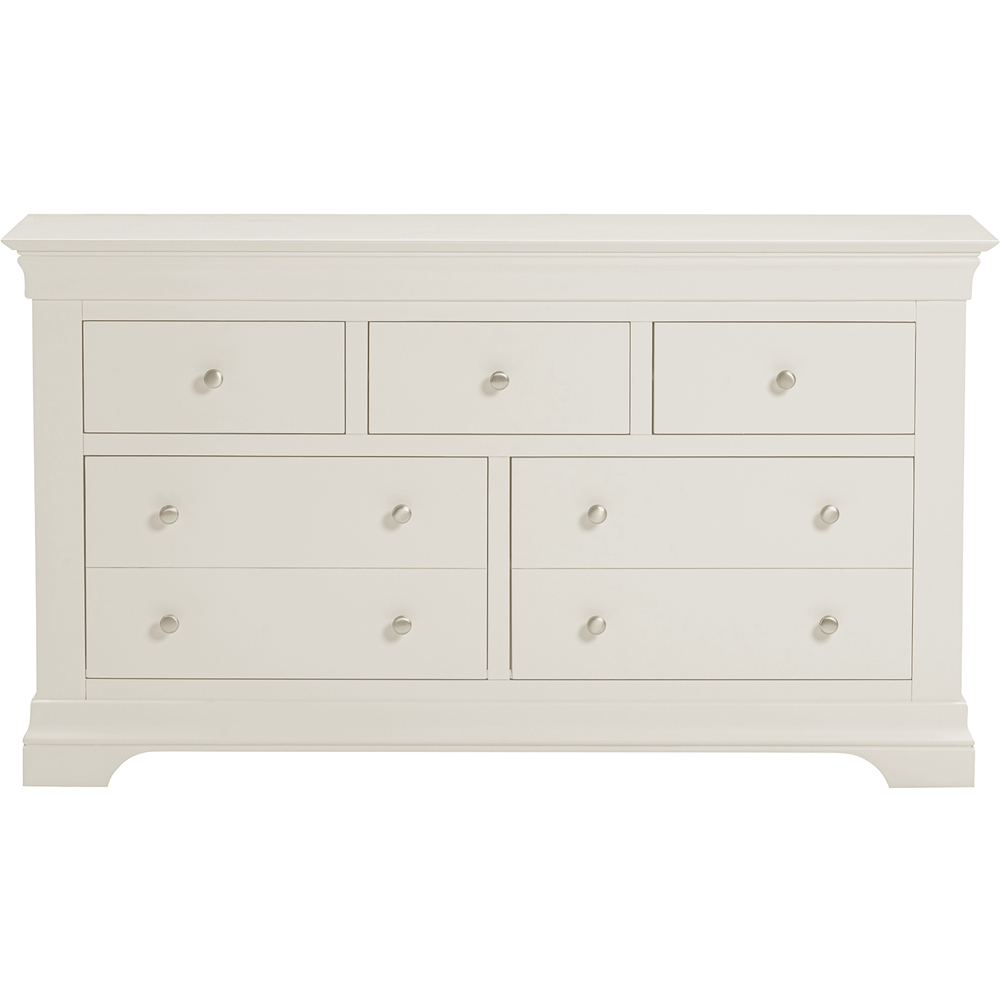 Seconique Bordeaux 5 Drawer Ivory Storage Chest Image 4