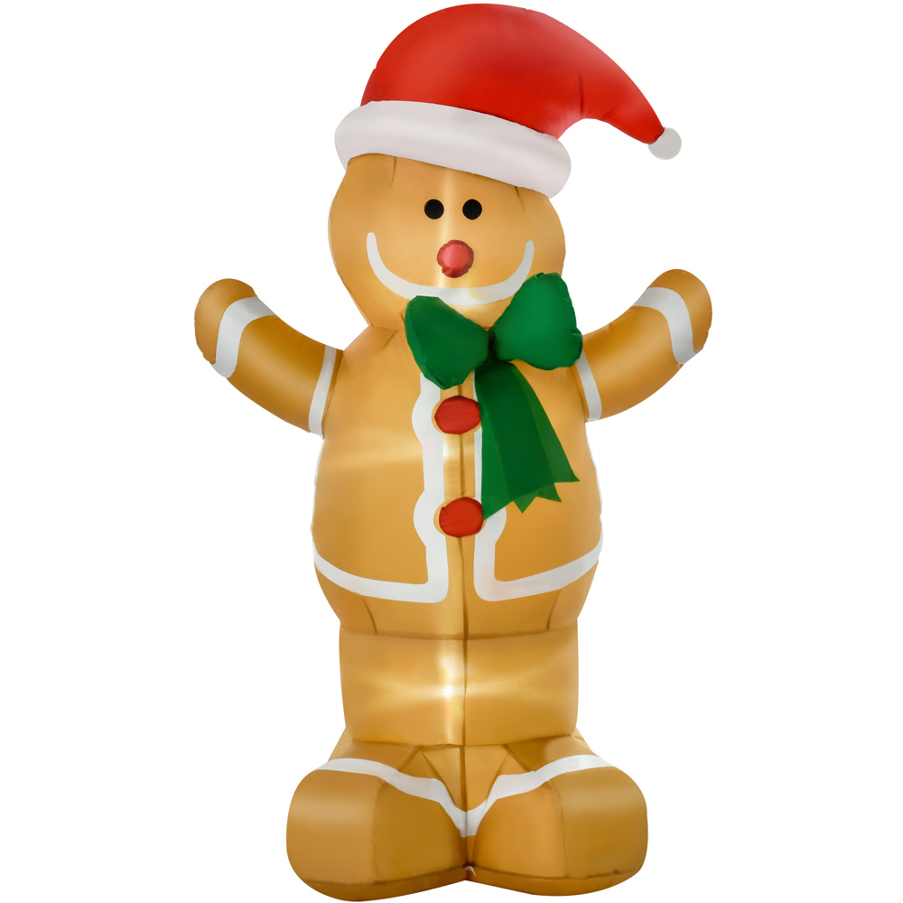 Everglow LED Inflatable Gingerbread Man Christmas Decoration 6ft Image 2