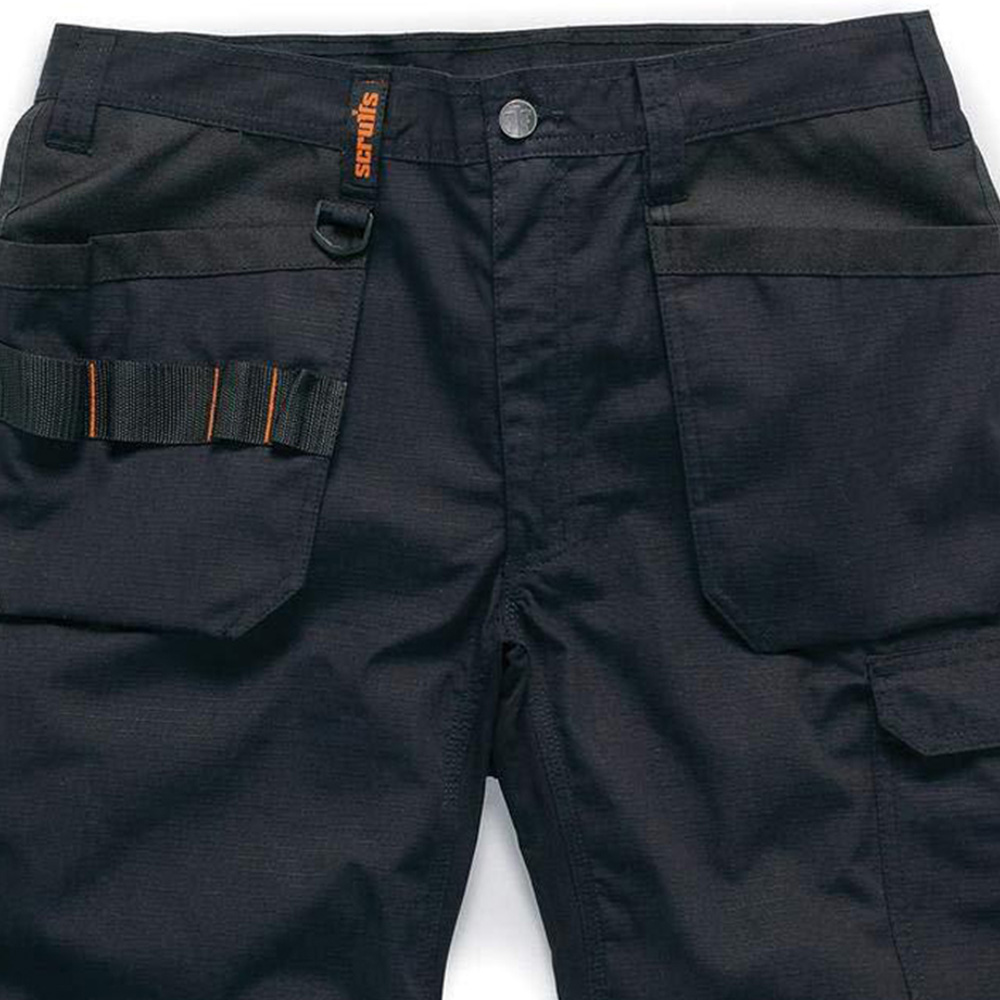 Scruffs Trade Flex Holster Short Black 30 inch Waist Image 2