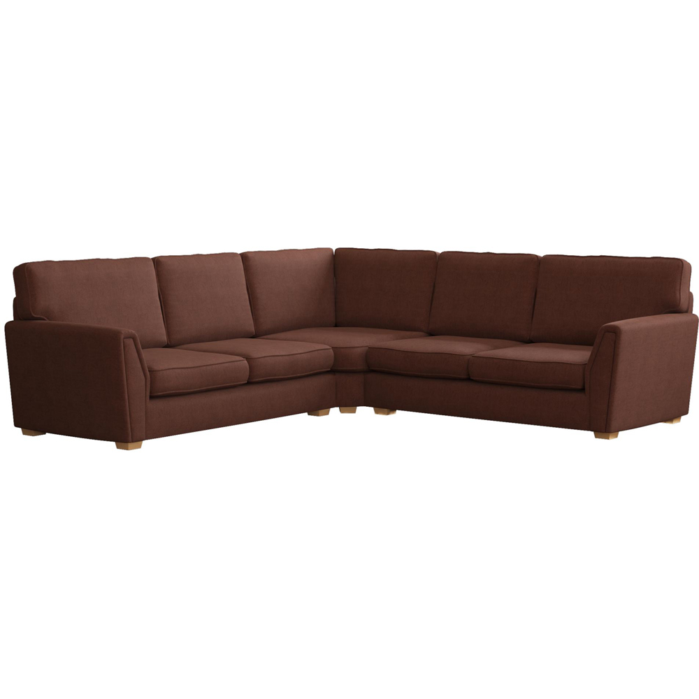 Wendleberry 4 Seater Venice Brick Fixed Back Corner Sofa Image 2