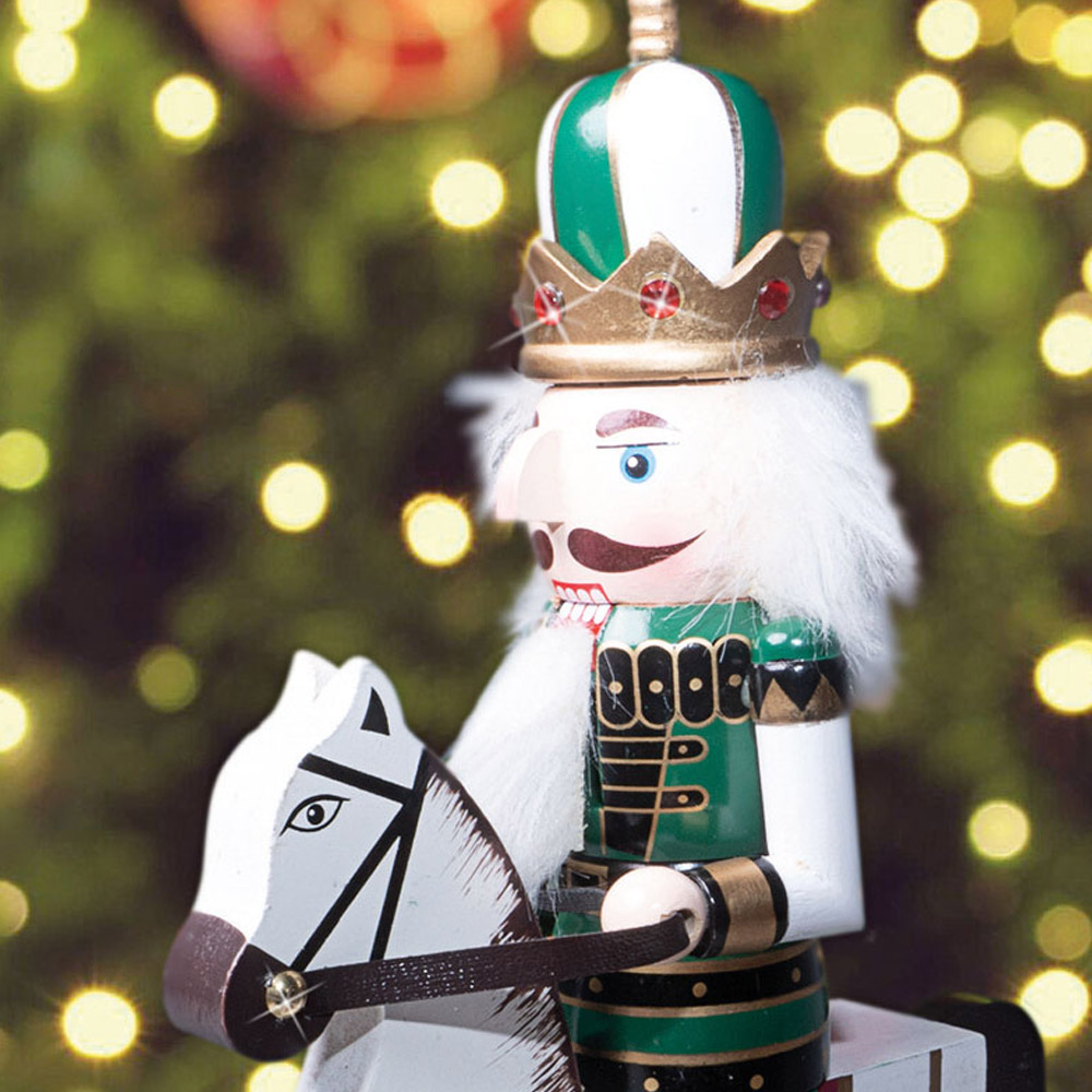 St Helens Multicolour Horseman Christmas Nutcracker Image 4