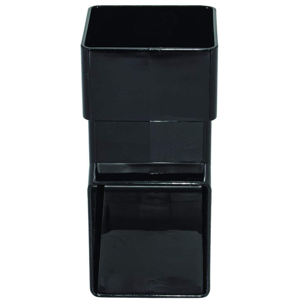 FloPlast Square Downpipe Shoe Black 65mm Image 2