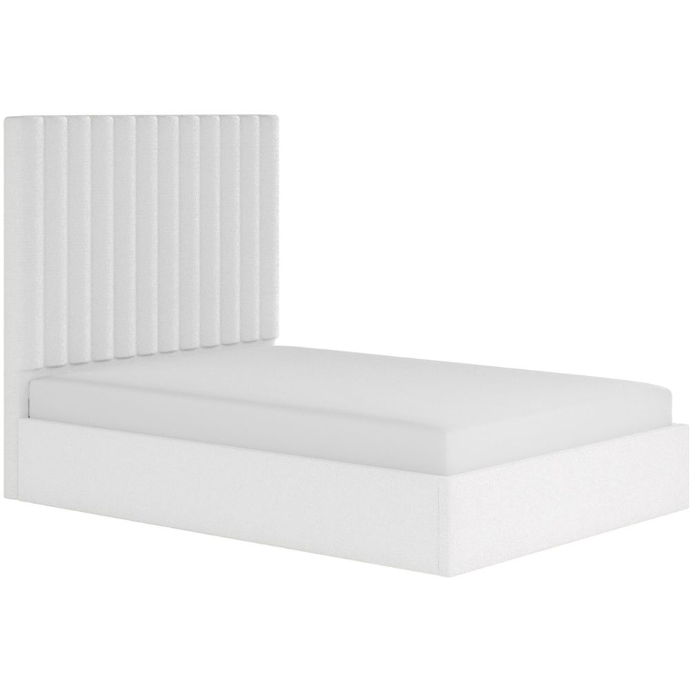 Flair Everley Double Cream Boucle Ottoman Bed Image 3