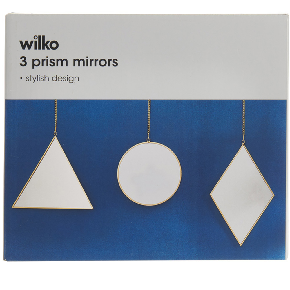Wilko Prism Mirrors 3 Pack Image 6
