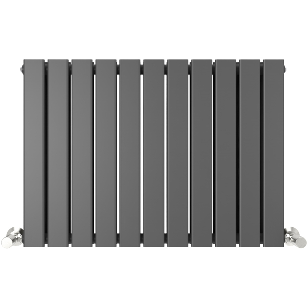 Anthracite 5074 BTU Double Flat Panel Vertical Column Radiator 600 x 748mm Image 3
