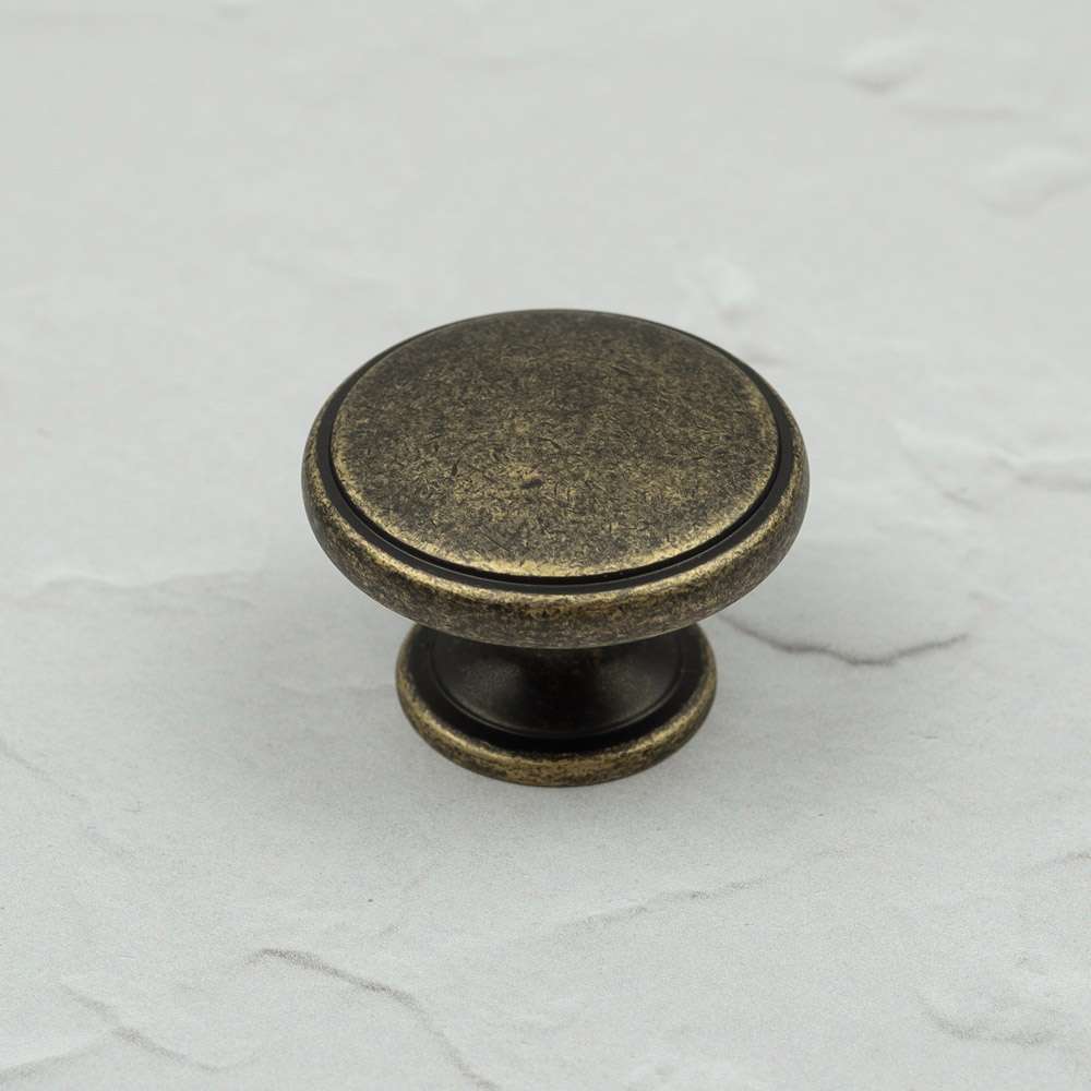 Handle & Home Antique Brass Knob 38mm Image 3