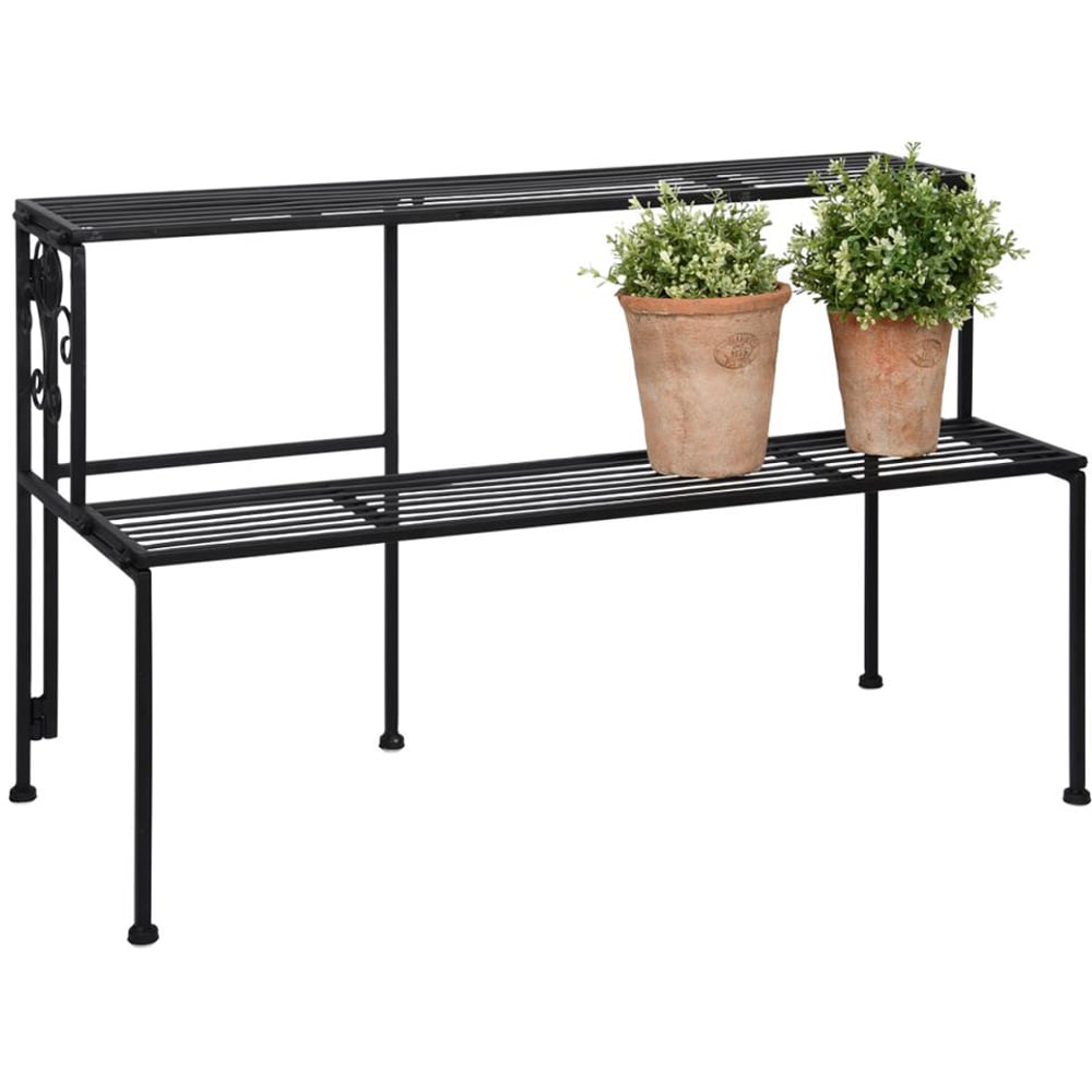 Fallen Fruits 2 Shelf Black Foldable Plant Sand Image 3