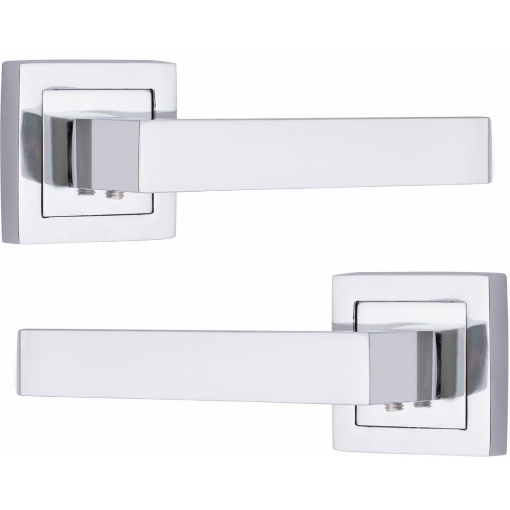 Golden Grace Polished Chrome Premium Delta Door Handles Set Image 2