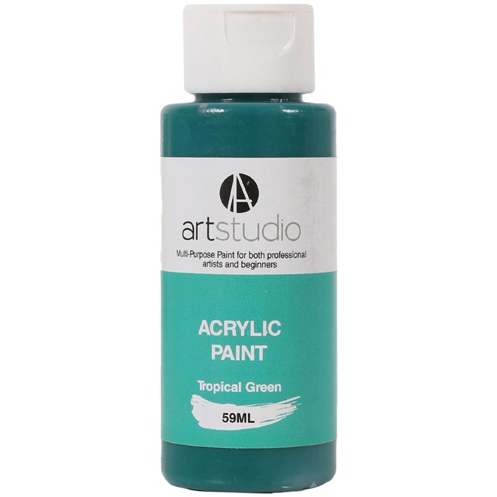 Art Studio Acrylic Paint   - Tropical Green / 59ml Image