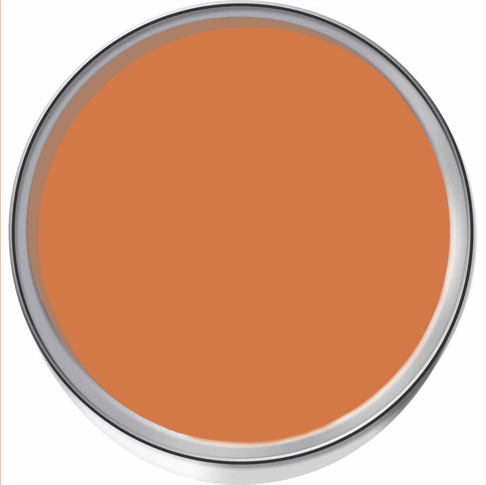 Hemway Orange Furniture and Walls Matt Chalk Paint 1L Image 3