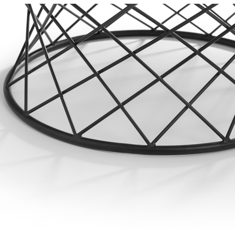 Julian Bowen Trevi Real Marble Round Wire Coffee Table Image 5