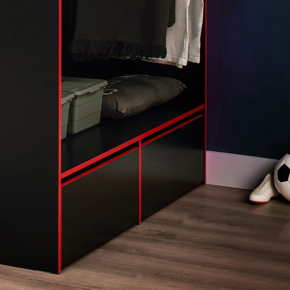 Recoil Boss Pod Small Double Gaming High Sleeper Bed with Desk and Storage Image 5