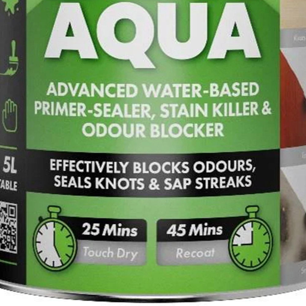 Zinsser Bin White Aqua Primer 5L Image 3