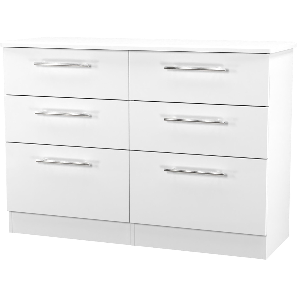 Crowndale Sherwood 6 Drawer Porcelain Matt Chest of Drawers Image 4