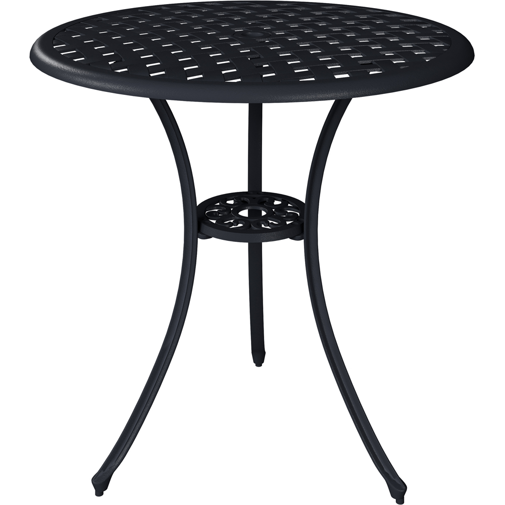 Charles Bentley Cast Aluminium 2 Seater Bistro Set Grey Image 5