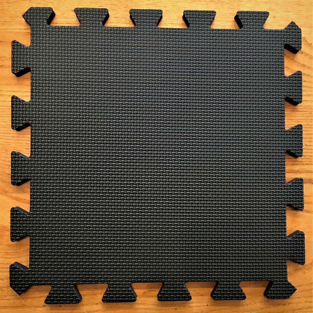 Swift Foundation Warm Floor Black Interlocking Floor Tile for Workshops 12 x 8ft Image 4