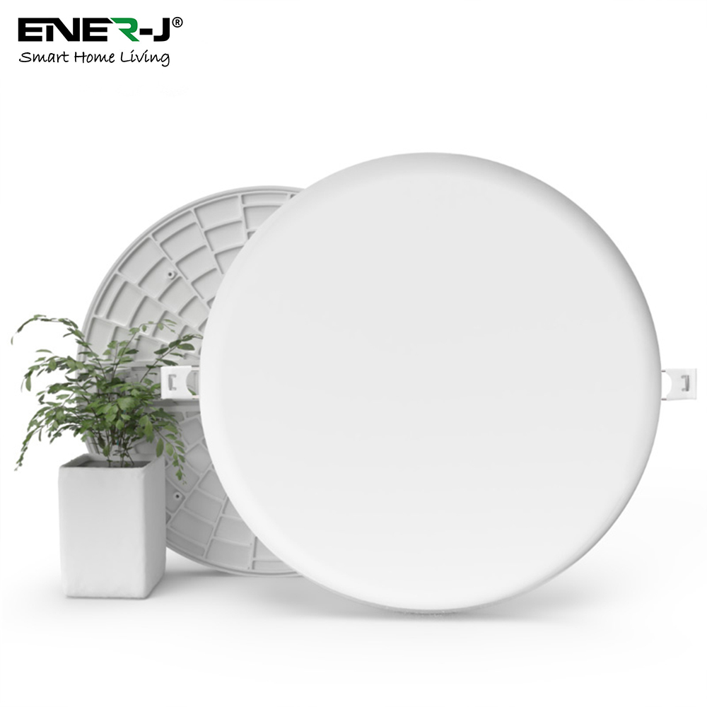Ener-J Smart WiFi Colour Changing Frameless LED Panel Light 2 Pack Image 2