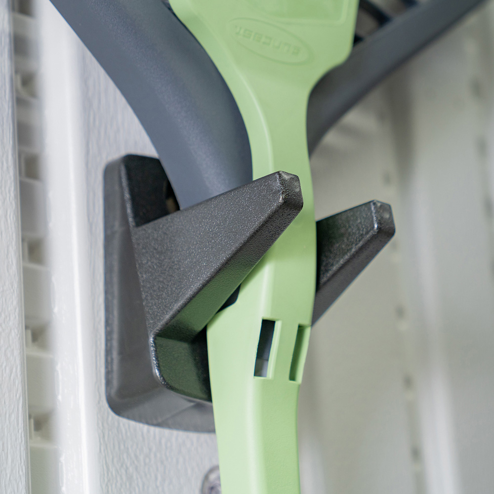 Suncast 2 Piece Single Hook Long Handle Tool Hanger Set Image 6