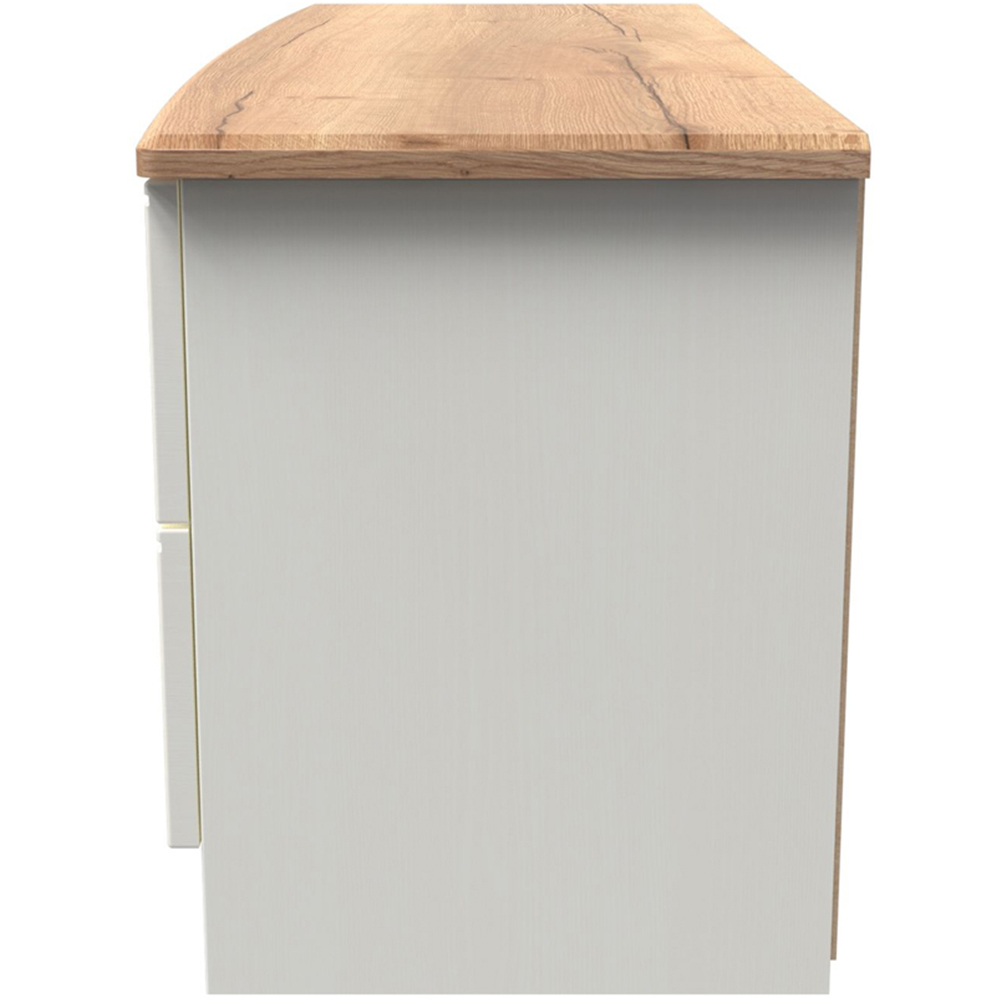 Crowndale Victoria 4 Drawer Cream Ash and Oak Bedbox Image 3