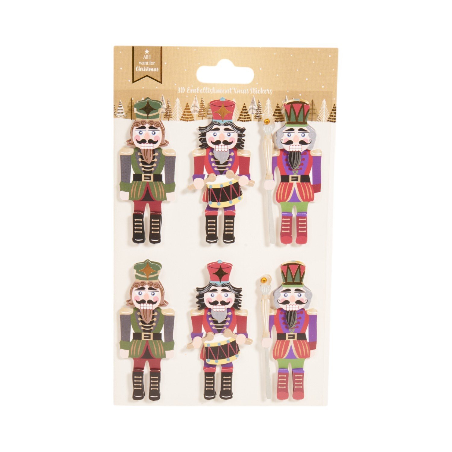 3D Embellishment Xmas Stickers Image 2
