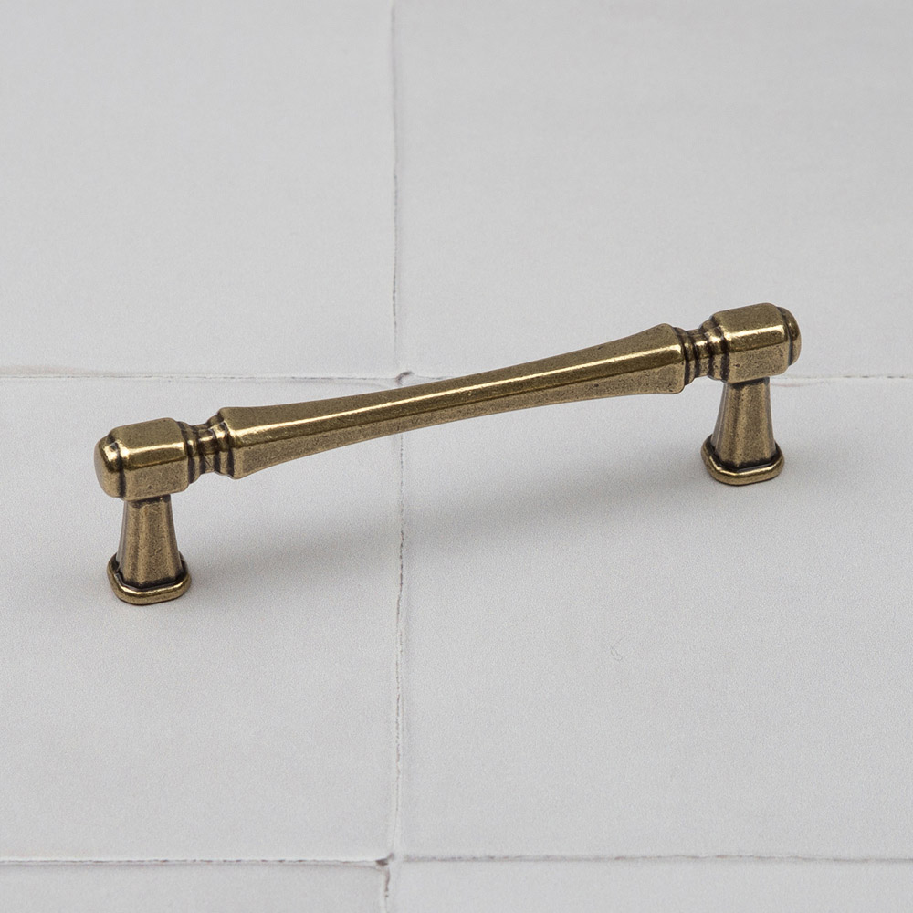 Handle & Home Antique Brass Handle 96mm Image 3