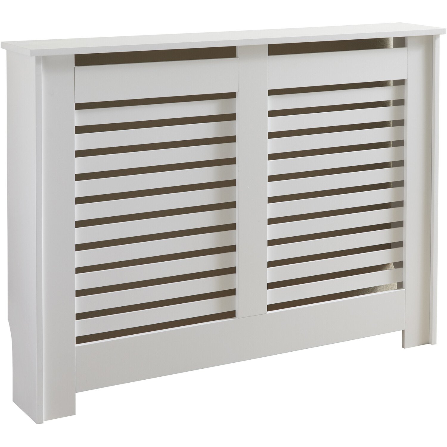 Contemporary Radiator Cabinet White Medium Image 3