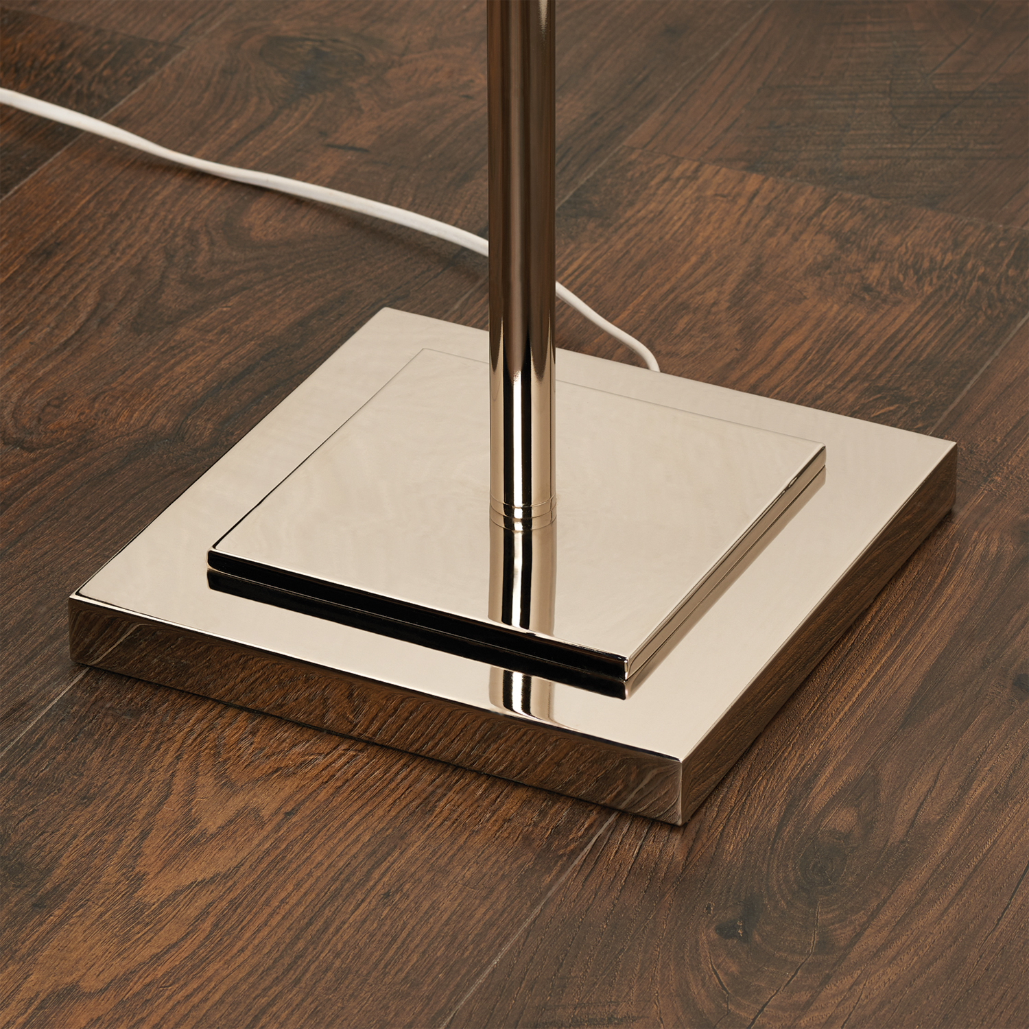 Crystal Leaf Floor Lamp - Silver Image 4