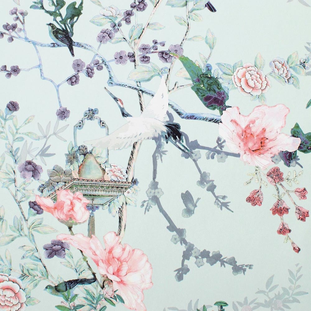 Lipsy Ophelia Duck Egg Wallpaper Image 5