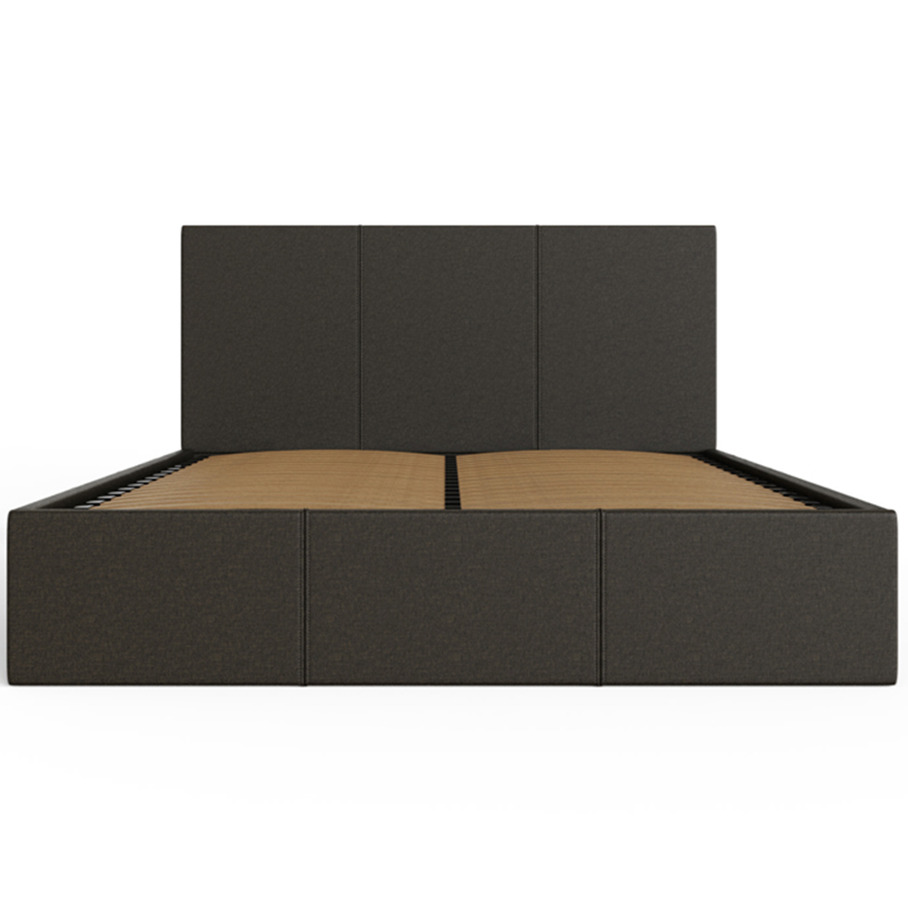 GFW Double Grey End Lift Ottoman Bed Image 5