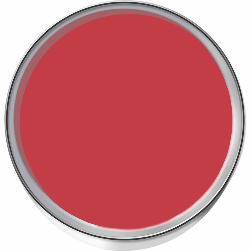 Hemway Pomegranate Red Furniture and Walls Matt Chalk Paint 1L Image 3