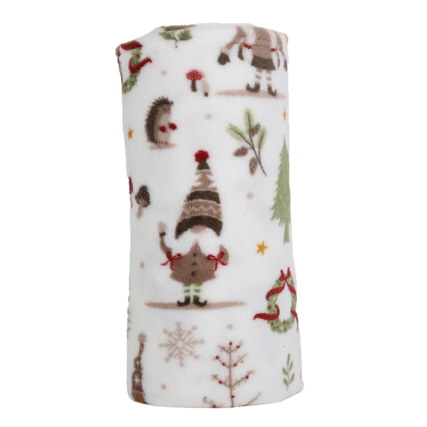 Gonks Fleece Throw - Natural Image 3