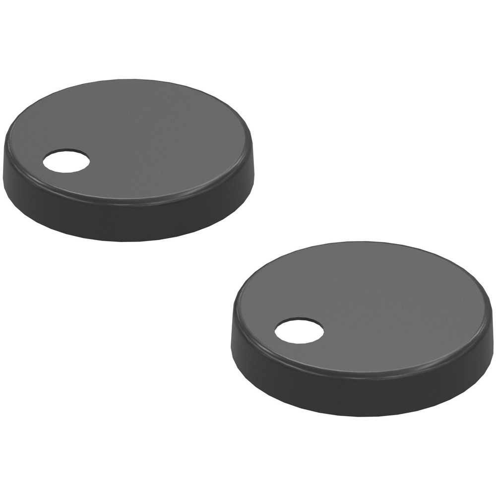 Bathstore Matt Black Toilet Seat Cover Cap 2 Pack Image 4