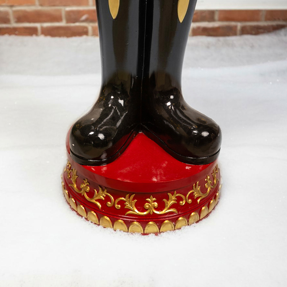 The Christmas Centre Red, Blue and Cream Traditional Nutcracker King 6ft Image 7