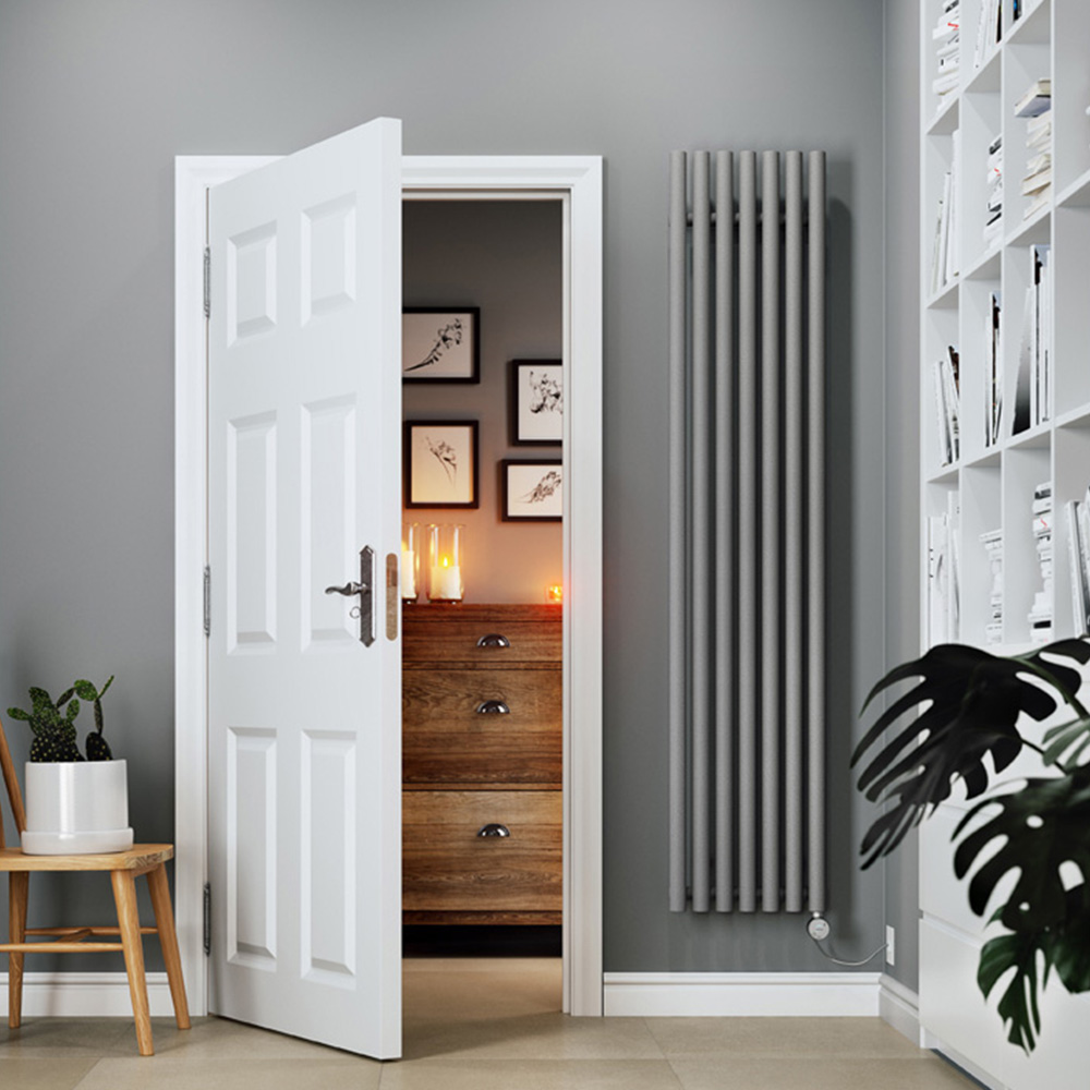 Terma Rolo Room Salt n Pepper Electric Radiator Bluetooth 800W 1800 x 370mm Image 2