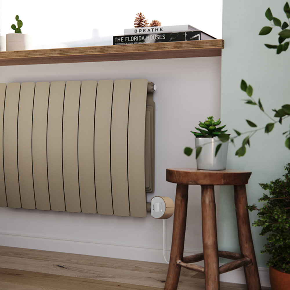 Terma Bergamo Wi-Fi Quartz Mocha Electric Radiator 1200W 590 x 800mm Image 8