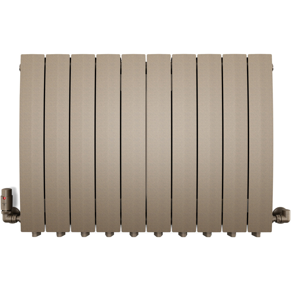 Terma Bergamo 3842BTU Quartz Mocha 10 Section Radiator 590 x 800mm Image 3