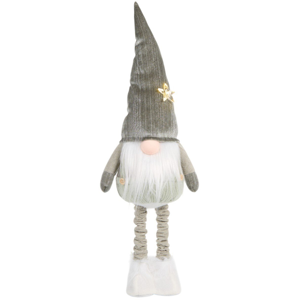 Sparkly Extendable Gonk with LED StarGrey Image 5